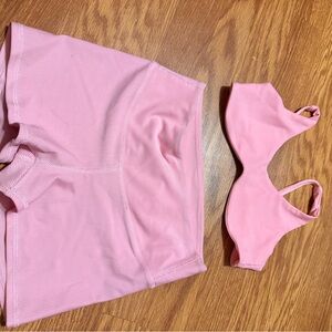 Pink Women's Two-Piece Set